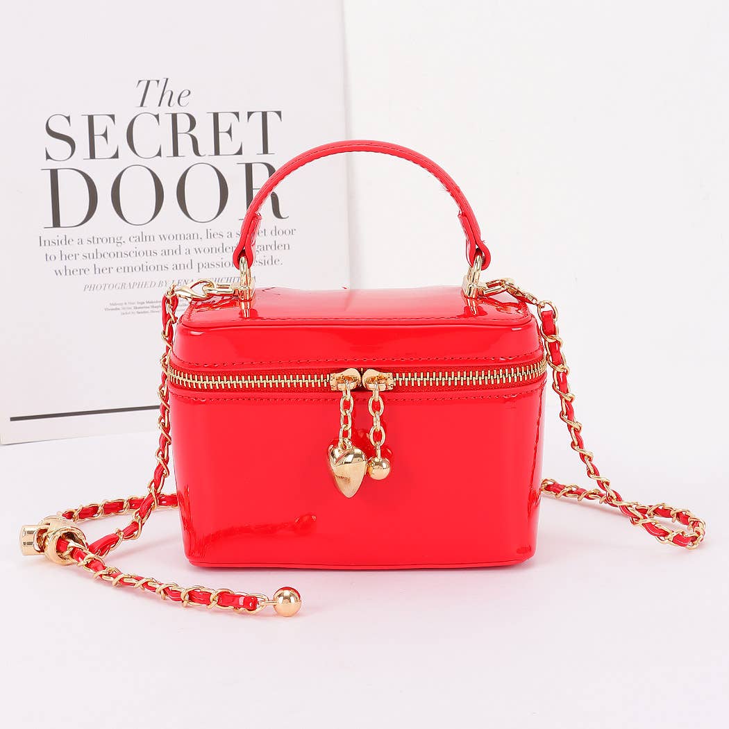 3AM BY H&D ACCESSORIES - Patent Faux Leather Envelope Clutch