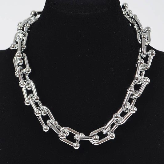 3AM BY H&D ACCESSORIES - Oversized CCB Chain Necklaizce
