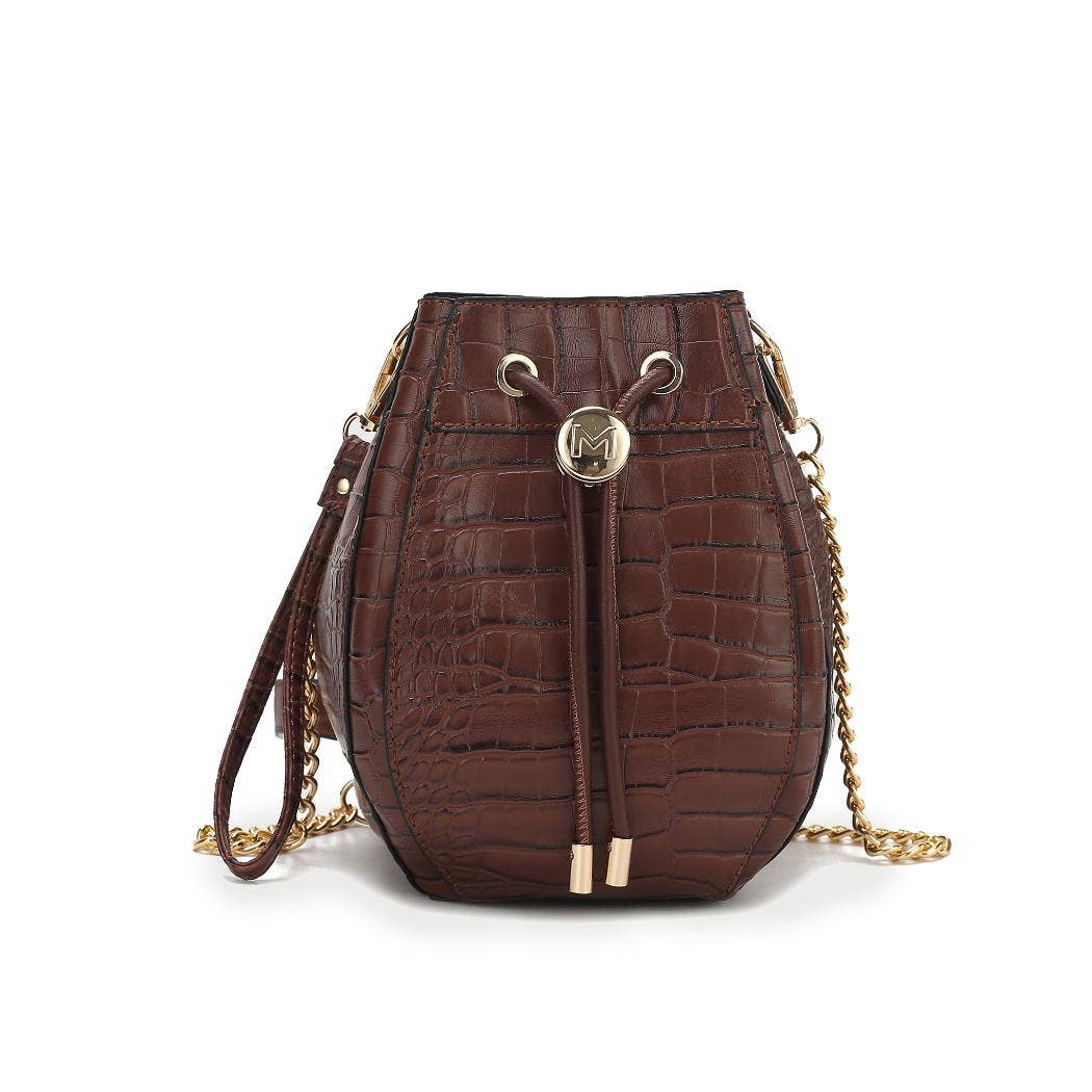 MKF Collection - MKF Cassidy Crocodile Embossed Vegan Leather Women Hobo Bag
