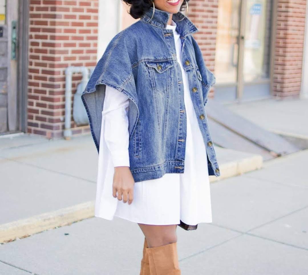 Loose Jean Short Coat