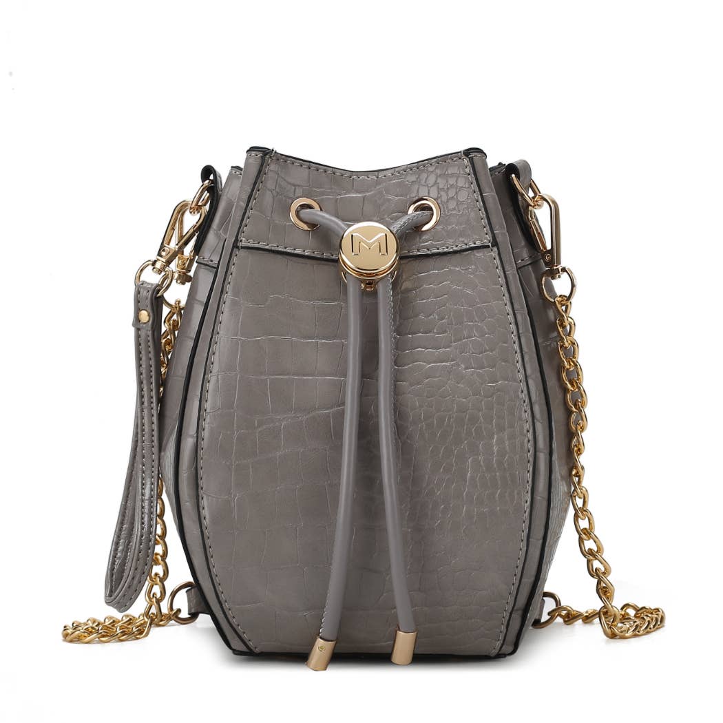 MKF Collection - MKF Cassidy Crocodile Embossed Vegan Leather Women Hobo Bag