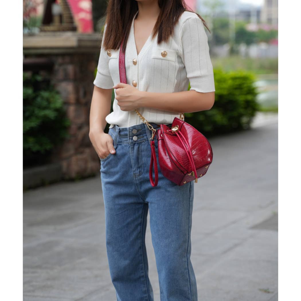 MKF Collection - MKF Cassidy Crocodile Embossed Vegan Leather Women Hobo Bag