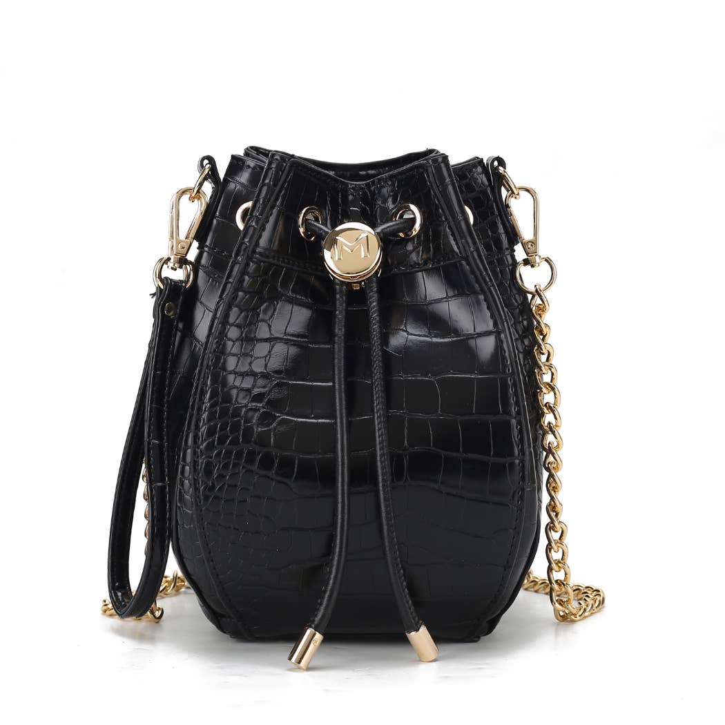 MKF Collection - MKF Cassidy Crocodile Embossed Vegan Leather Women Hobo Bag