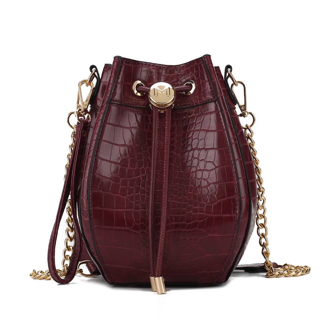 MKF Collection - MKF Cassidy Crocodile Embossed Vegan Leather Women Hobo Bag