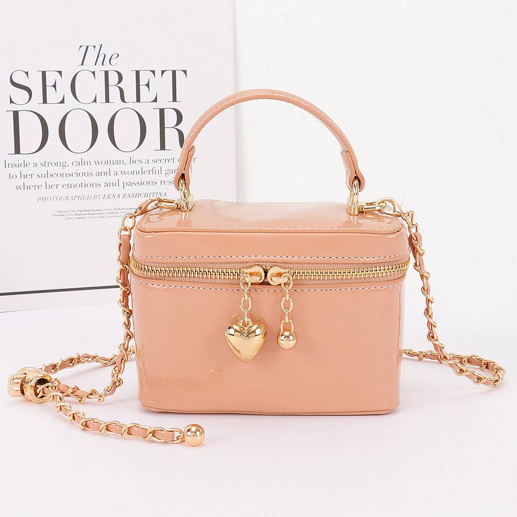 3AM BY H&D ACCESSORIES - Patent Faux Leather Envelope Clutch