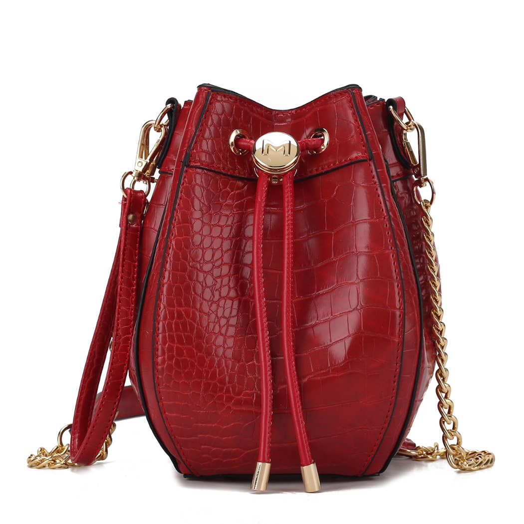 MKF Collection - MKF Cassidy Crocodile Embossed Vegan Leather Women Hobo Bag