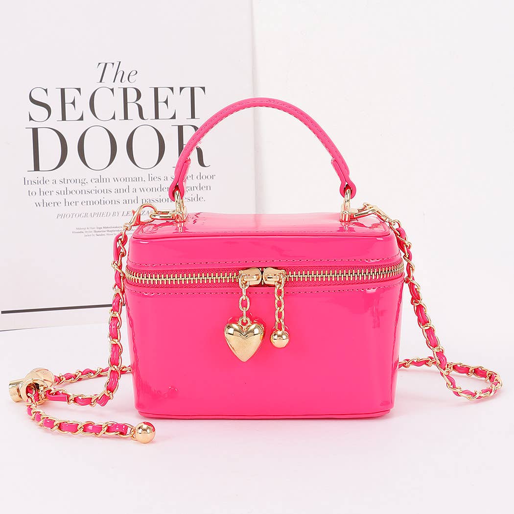 3AM BY H&D ACCESSORIES - Patent Faux Leather Envelope Clutch