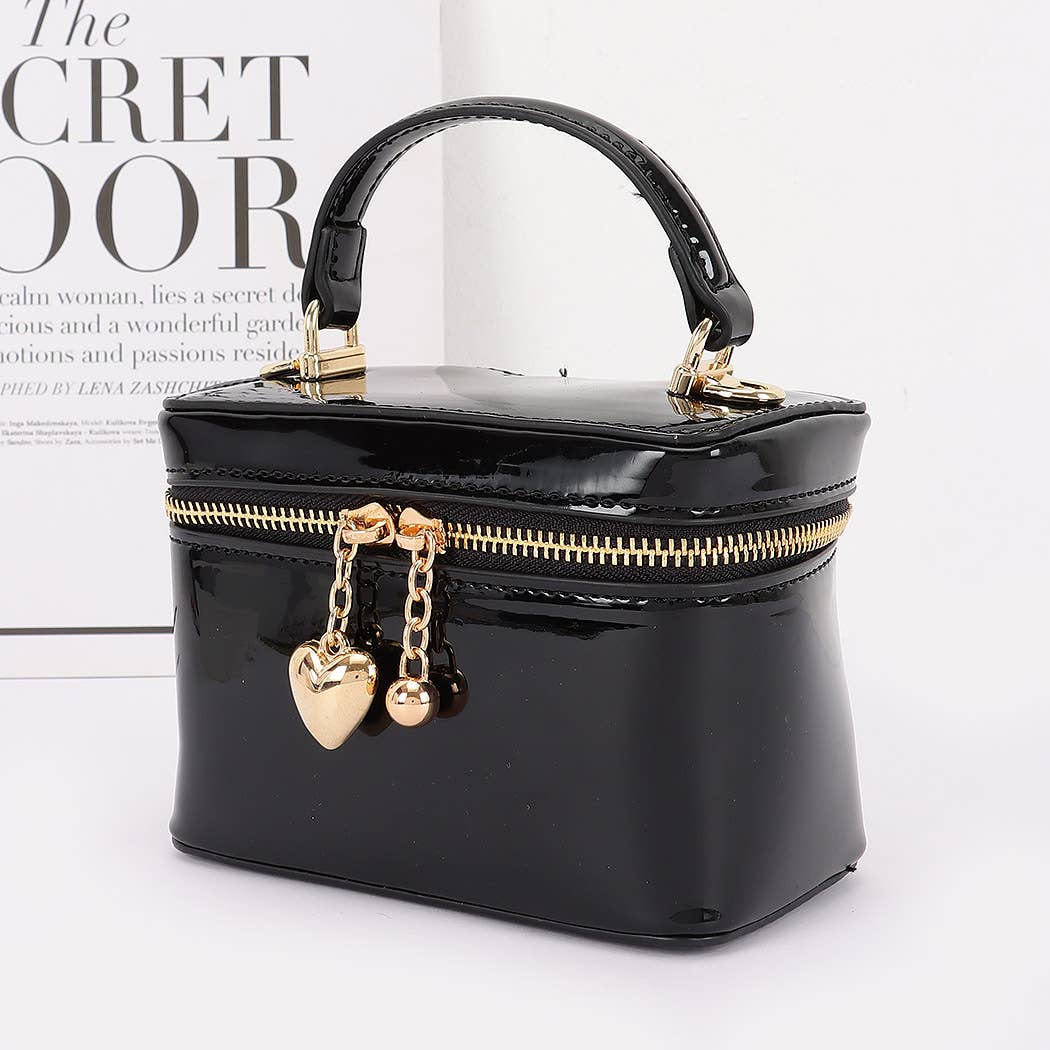 3AM BY H&D ACCESSORIES - Patent Faux Leather Envelope Clutch