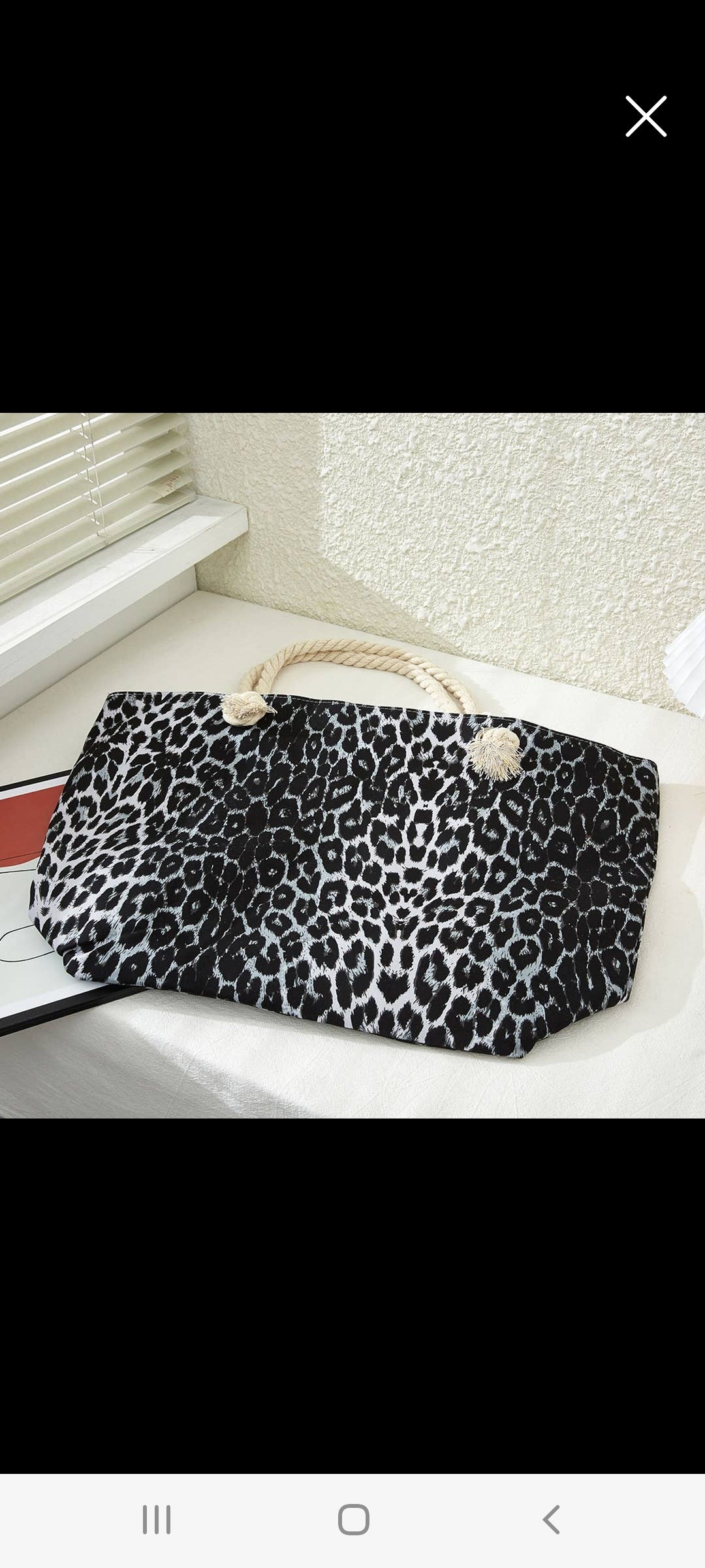 Leopard Tote