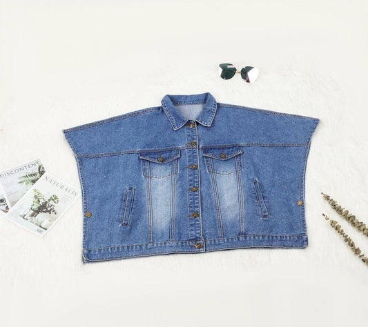 Loose Jean Short Coat