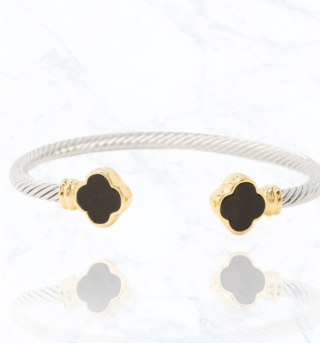 Clover Cuff Bracelet